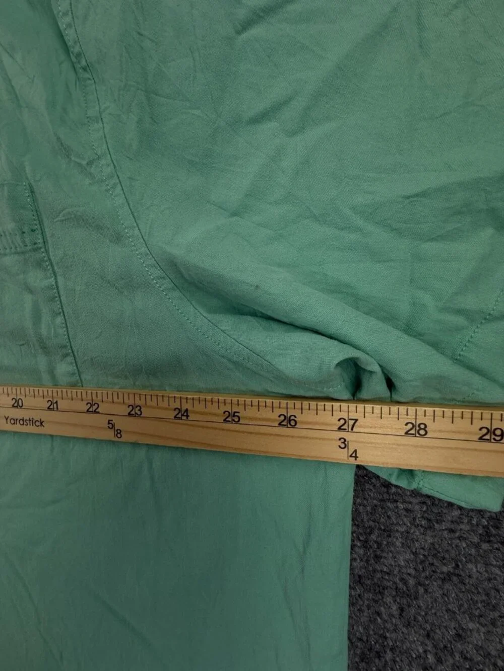 Tommy Bahama Silk Cotton Spandex Button Up Shirt Short Sleeve Light Green 2XL